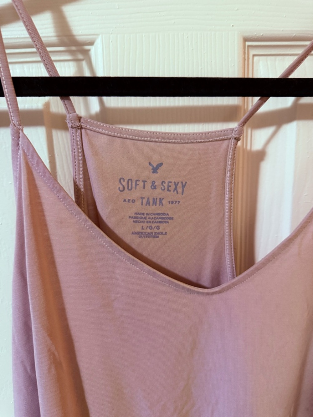 Dusty Rose Ruffle Hem Cami - Picture 2 of 3